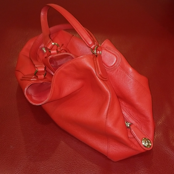 Beautiful ❤️ Red Coach Bag - Picture 3 of 7
